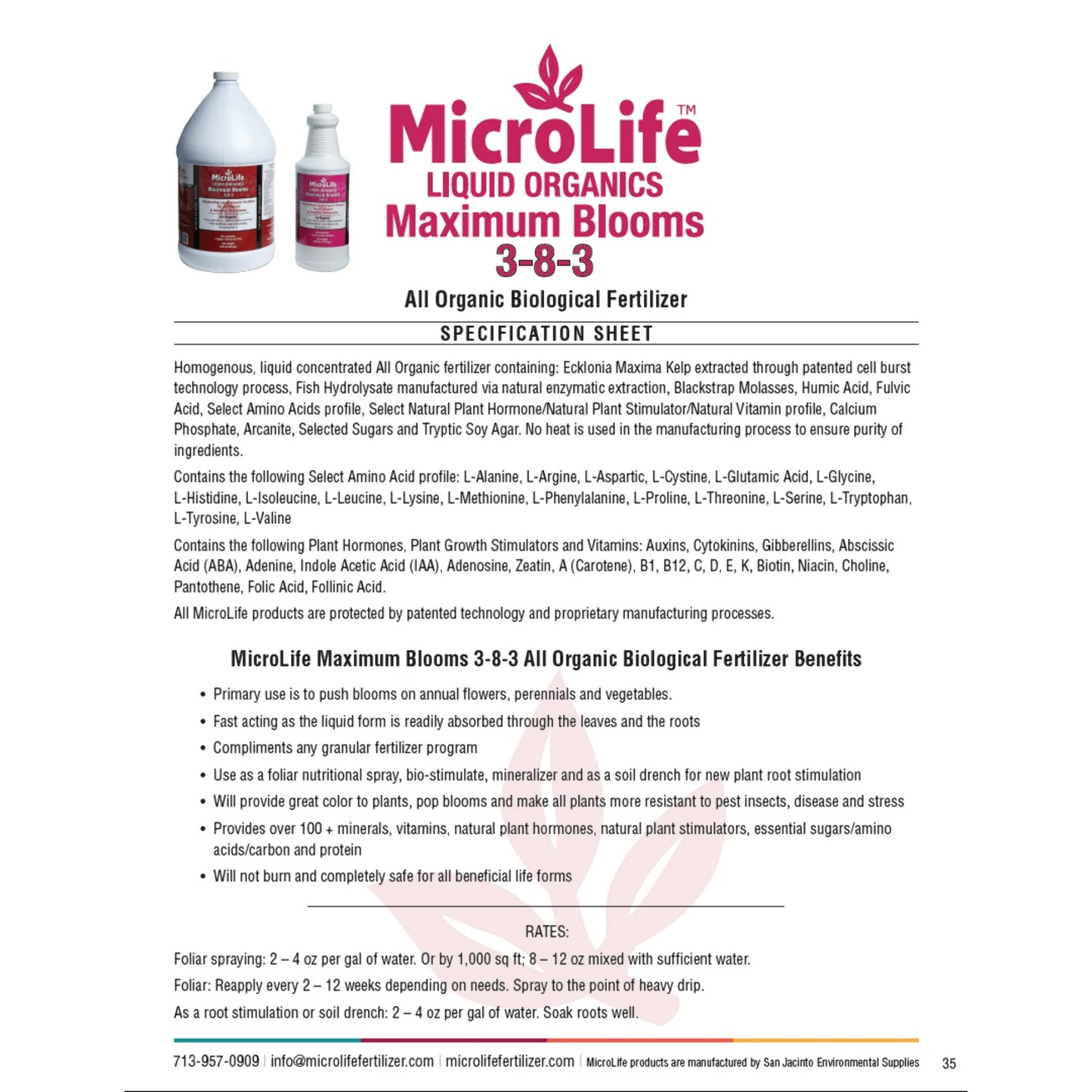 MicroLife Maximum Blooms - QUART